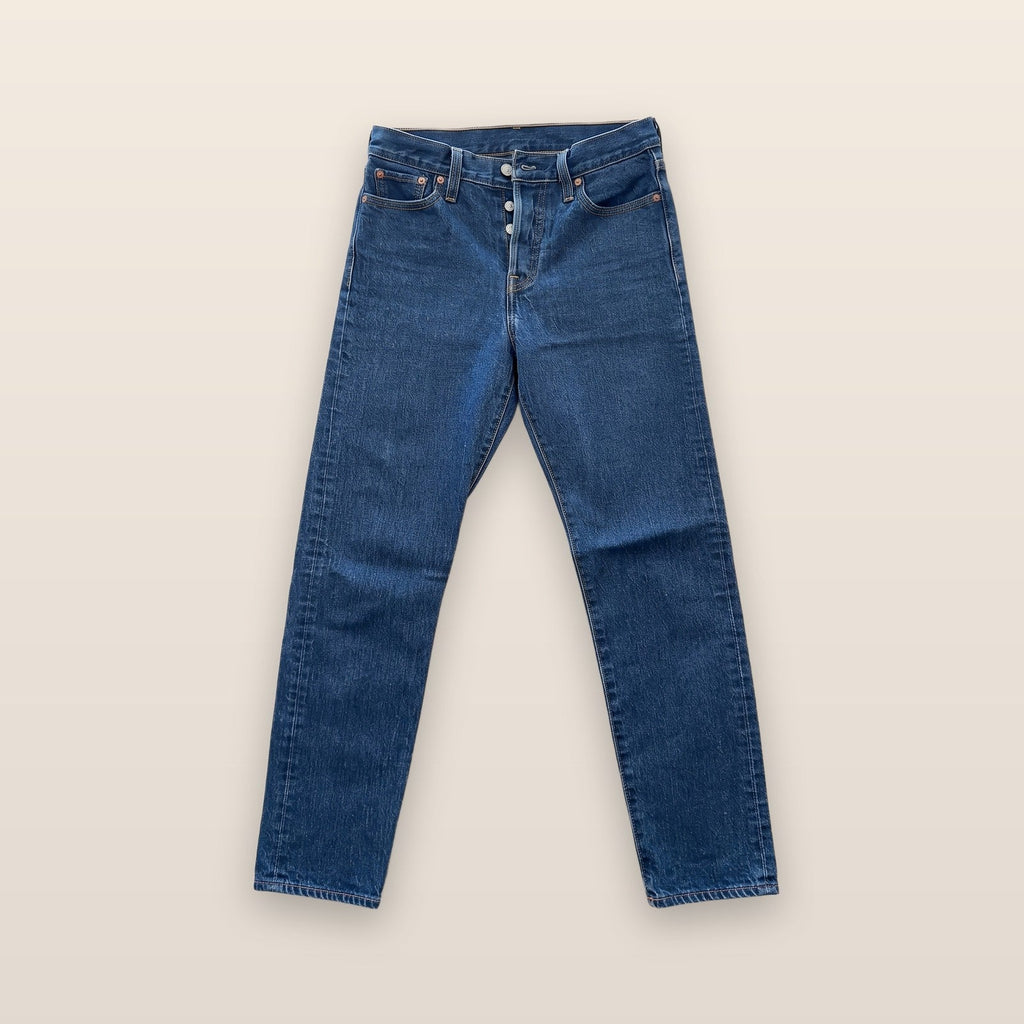 Levi's Blue Denim Jeans Button Fly Straight Leg Size 26