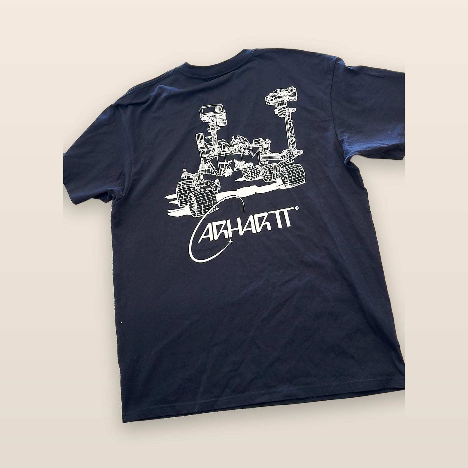Carhartt WIP Work In Progress Rover T-Shirt Navy Blue Size L NWT
