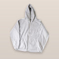 Los Angeles Apparel 14oz Heavy Fleece Zip Up Hoodie Grey Made in USA Size L