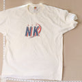 Vintage Air NK Graphic T-Shirt Fruit of the Loom Heavy Cream Size XL USA
