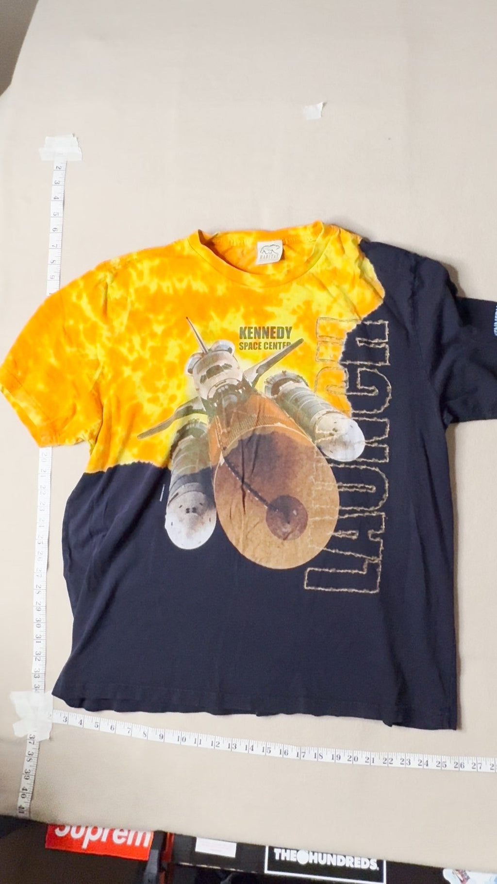 Habitat Kennedy Space Center Space Shuttle Launch Tie Dye T-Shirt Size XL