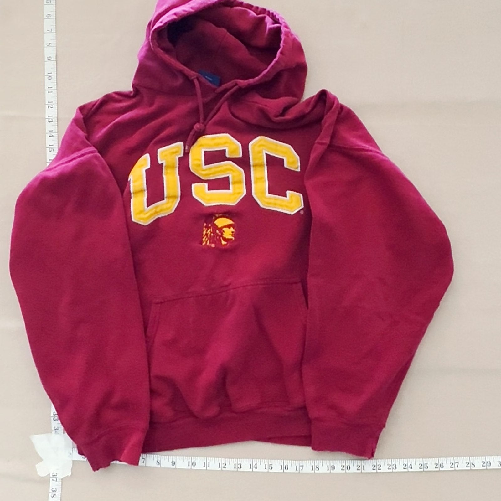 USC Trojans Maroon Pullover Hoodie Sweatshirt University of Southern California