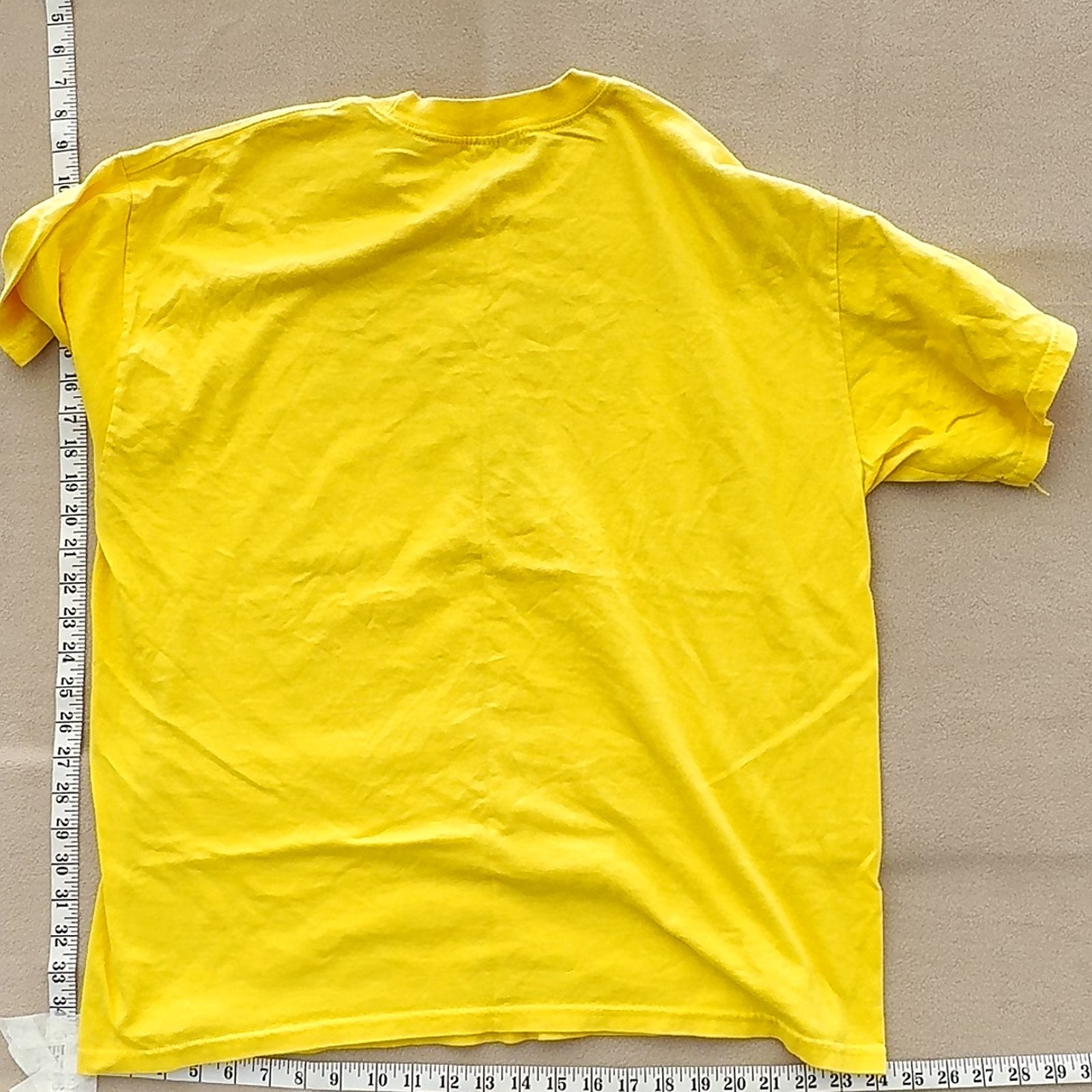 Brasil Brazil Flag Graphic T-Shirt Yellow Short Sleeve