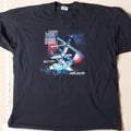 MIR Space Station Russian Soviet Space Center T-Shirt Size S Black Graphic
