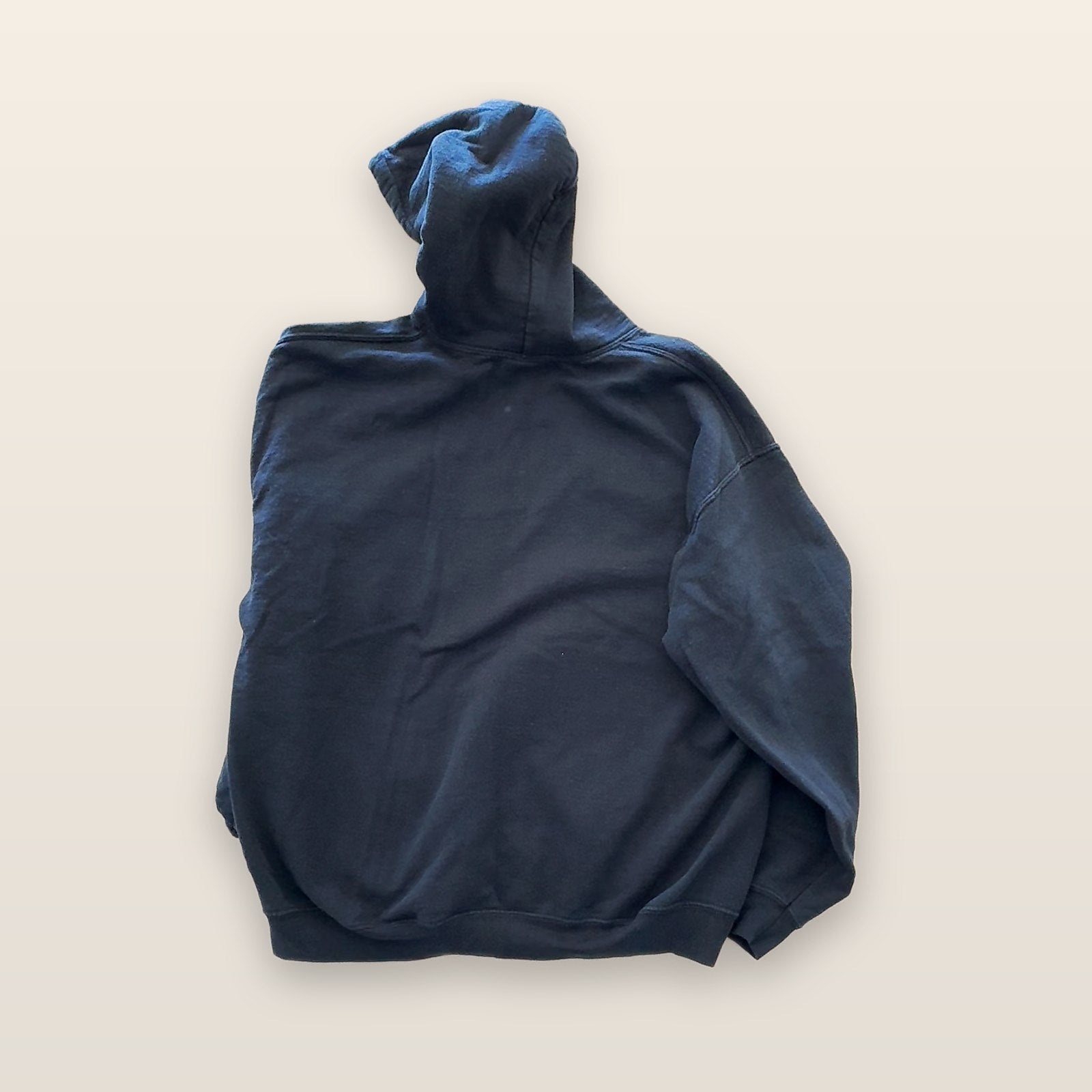 Sporty & Rich Embroidered Logo Hoodie Black Size L Gildan Blank