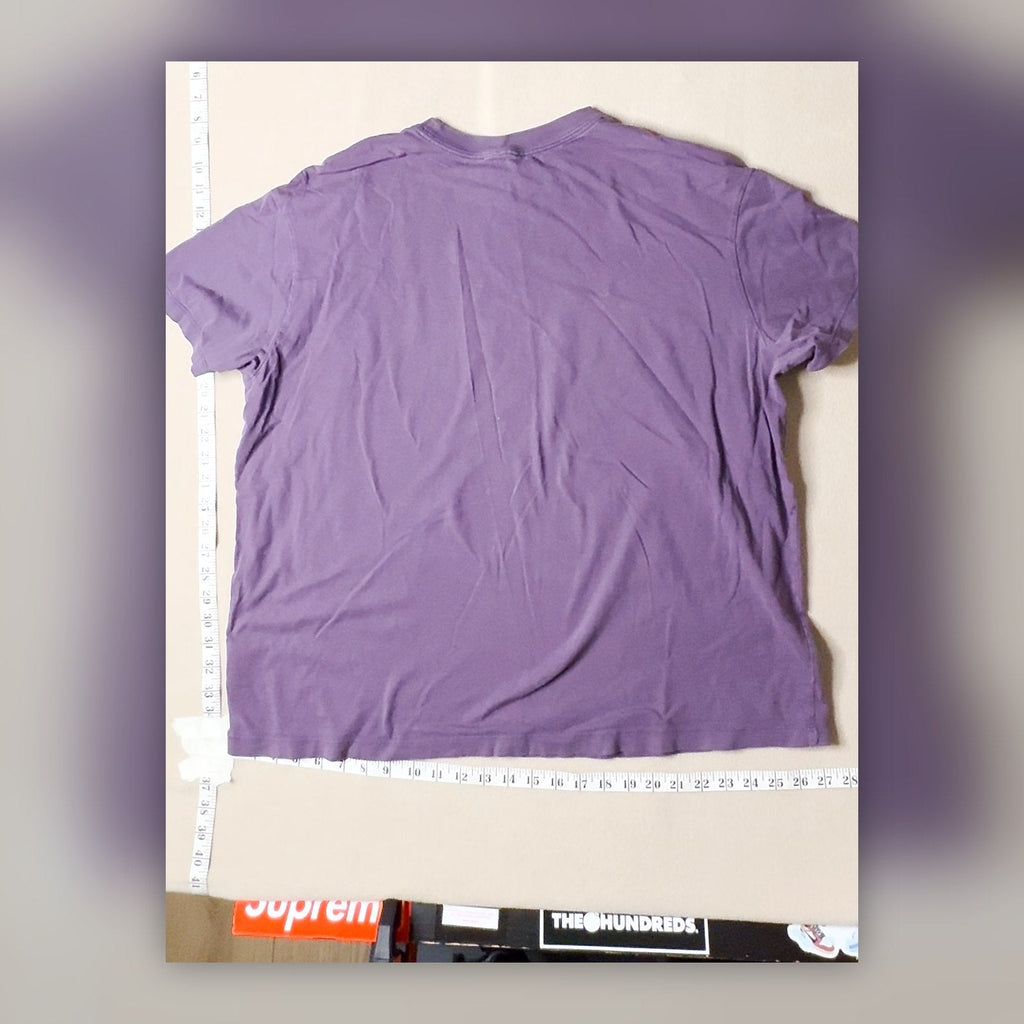 Nike Center Swoosh T-Shirt Purple Short Sleeve Crewneck Tee