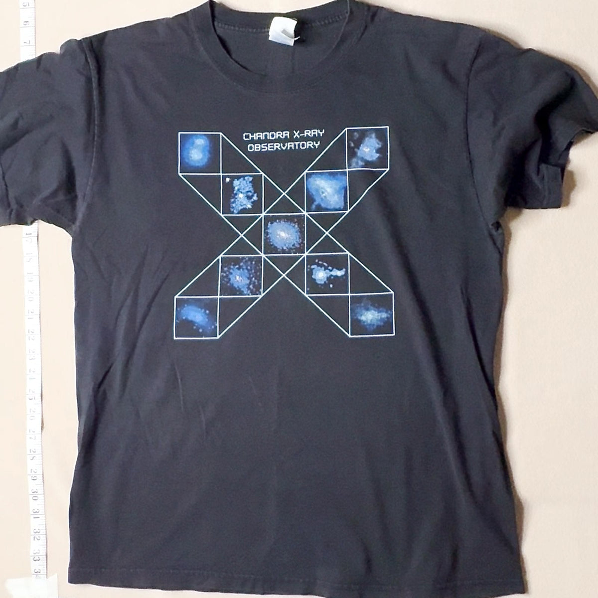 Chandra X-Ray Observatory Space Astronomy T-Shirt Black Size L