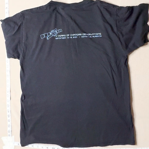 Chandra X-Ray Observatory Space Astronomy T-Shirt Black Size L