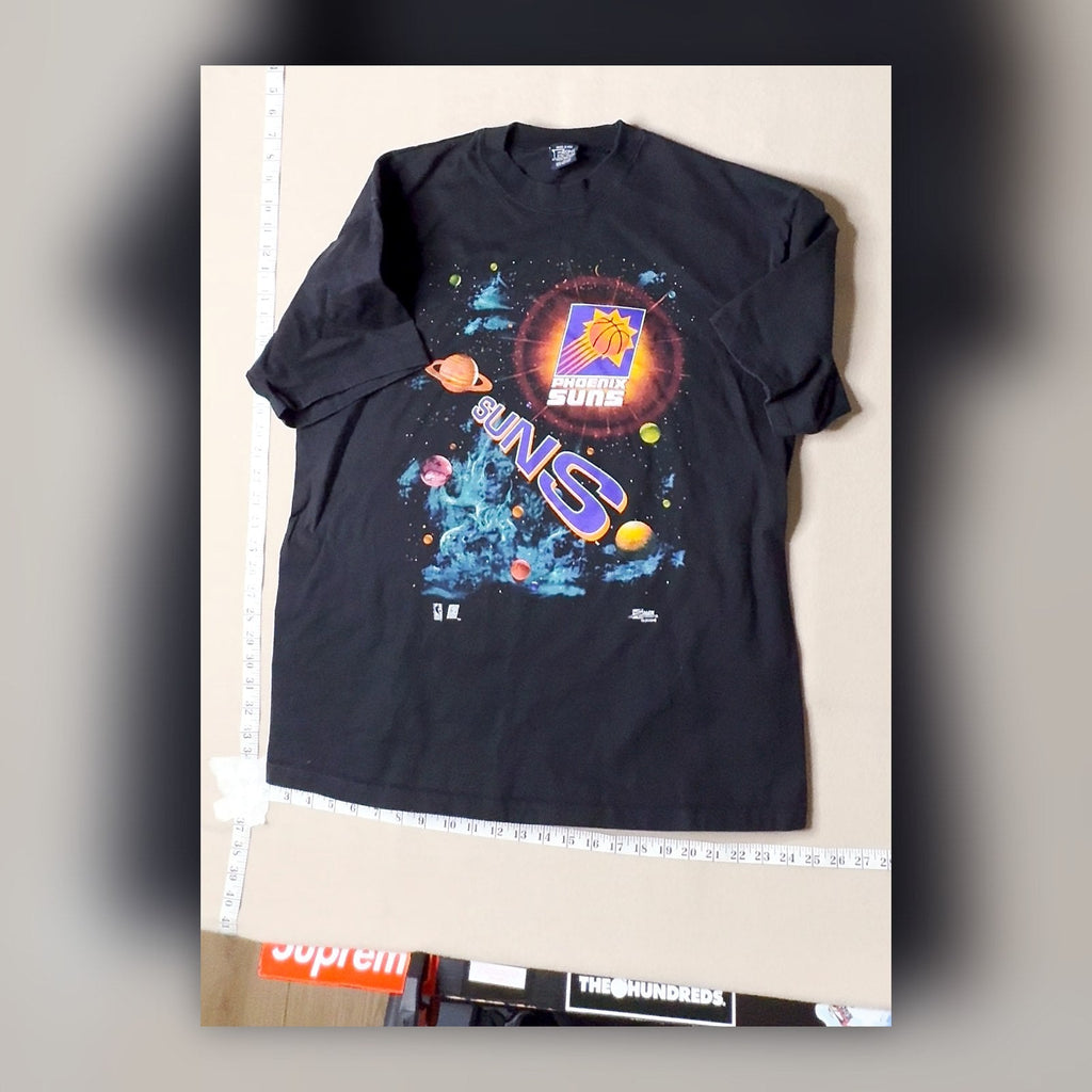 Vintage Phoenix Suns Space Graphic T-Shirt Salem Sportswear Black XL