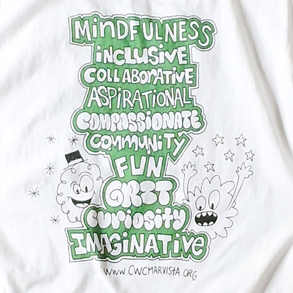 Mar Vista Citizens of the World T-Shirt White Large Short Sleeve Graphic Tee