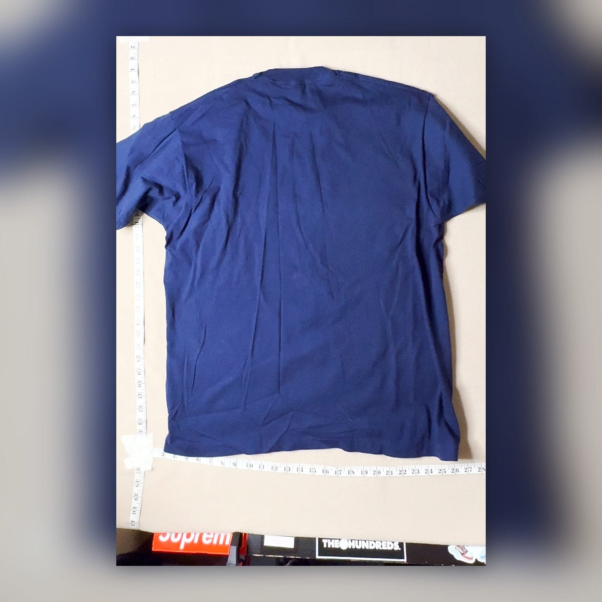 Vintage Fruit of the Loom Mars Observer Graphic T-Shirt XL Navy Blue USA Made