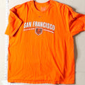 San Francisco Giants Orange Baseball T-Shirt Nike Swoosh Graphic Tee