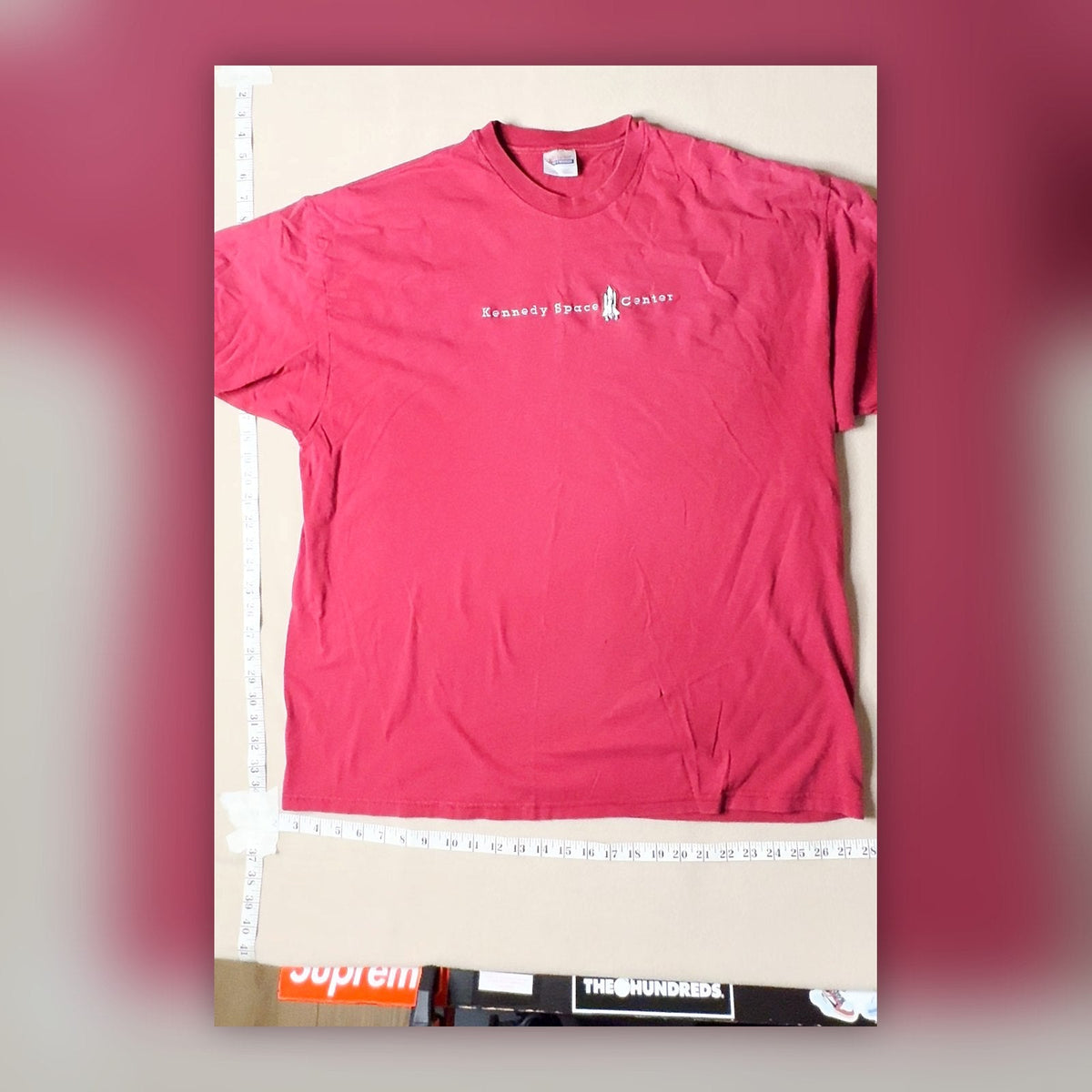 Kennedy Space Center Space Shuttle Graphic T-Shirt Red