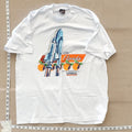 Vintage U-Haul Florida Space Shuttle Oranges T-Shirt White XL Made in USA