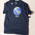 Nike Dri-Fit Just Do It Basketball Earth Globe Graphic T-Shirt Black Size L NWT