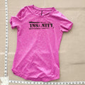Insanity Beachbody Workout Pink Graphic T-Shirt Women's Size S