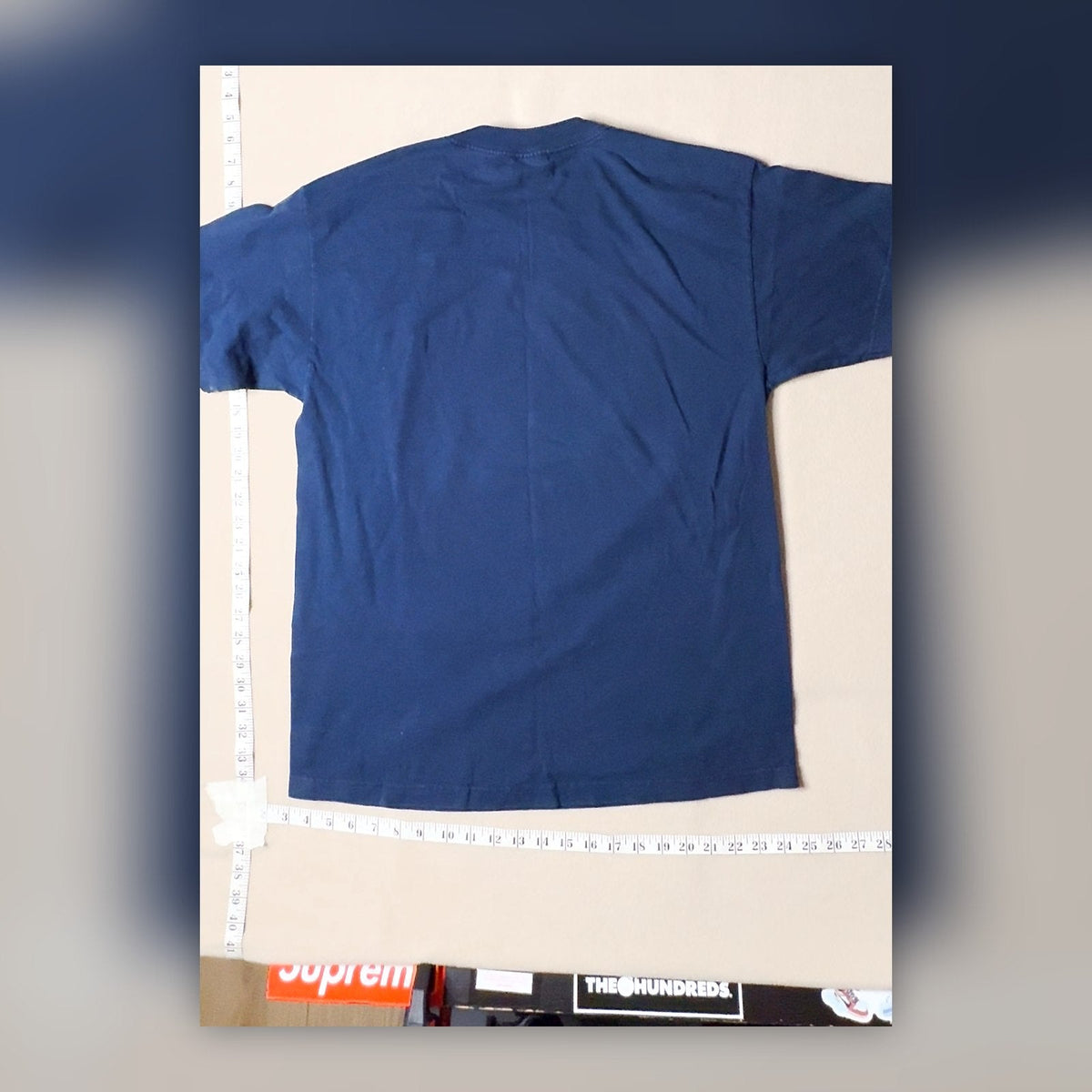 Cotton Expressions Sun Graphic T-Shirt Large Navy Blue Space Science Tee