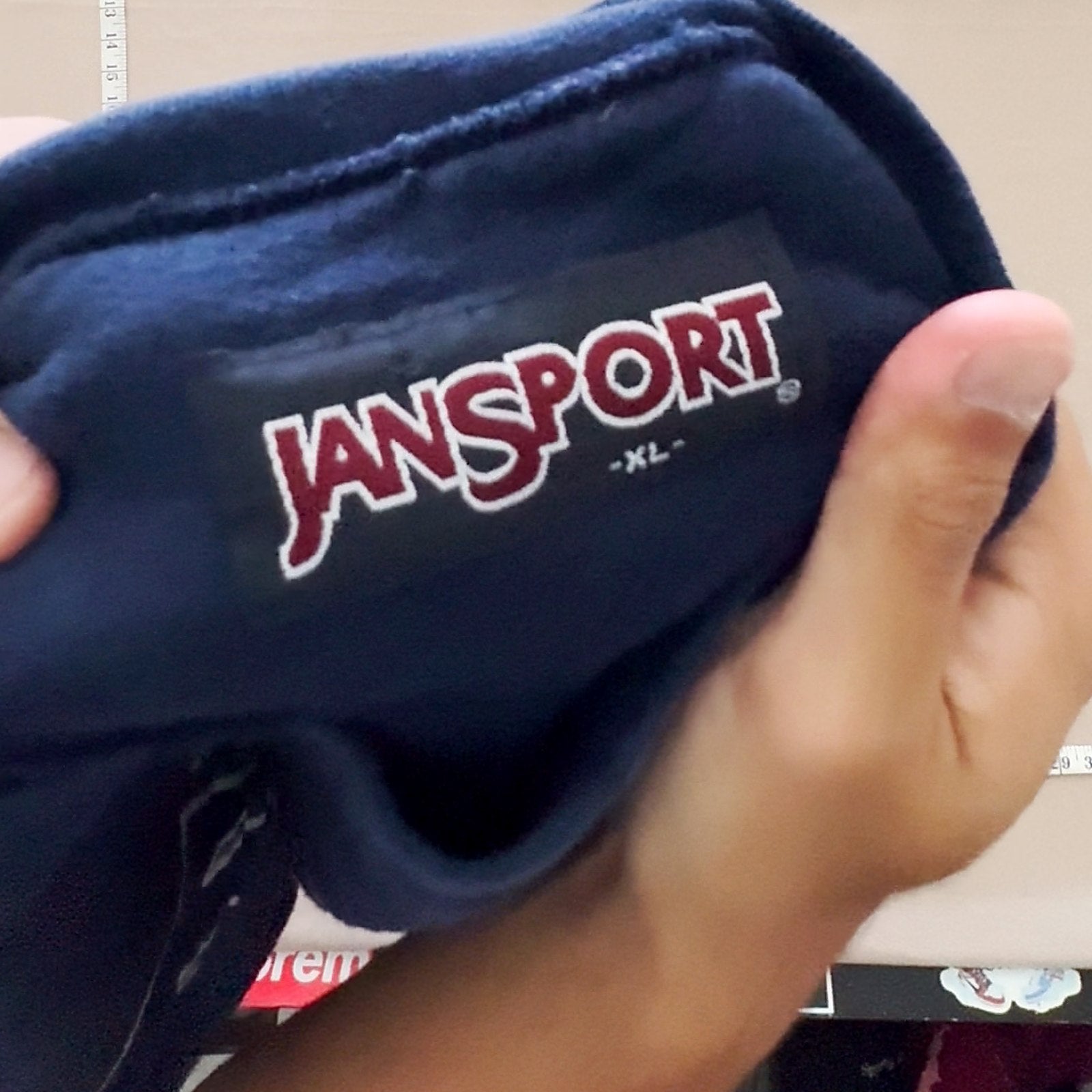 Vintage JanSport California Institute of Technology Sweatshirt Navy Blue Mens XL