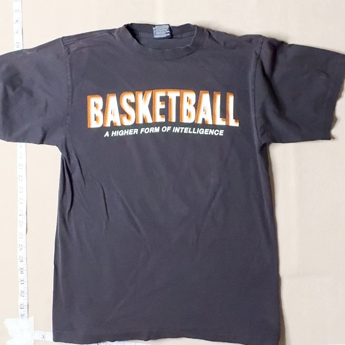 Vintage Big Ball Sports Basketball Alien Graphic T-Shirt Made in USA Size M