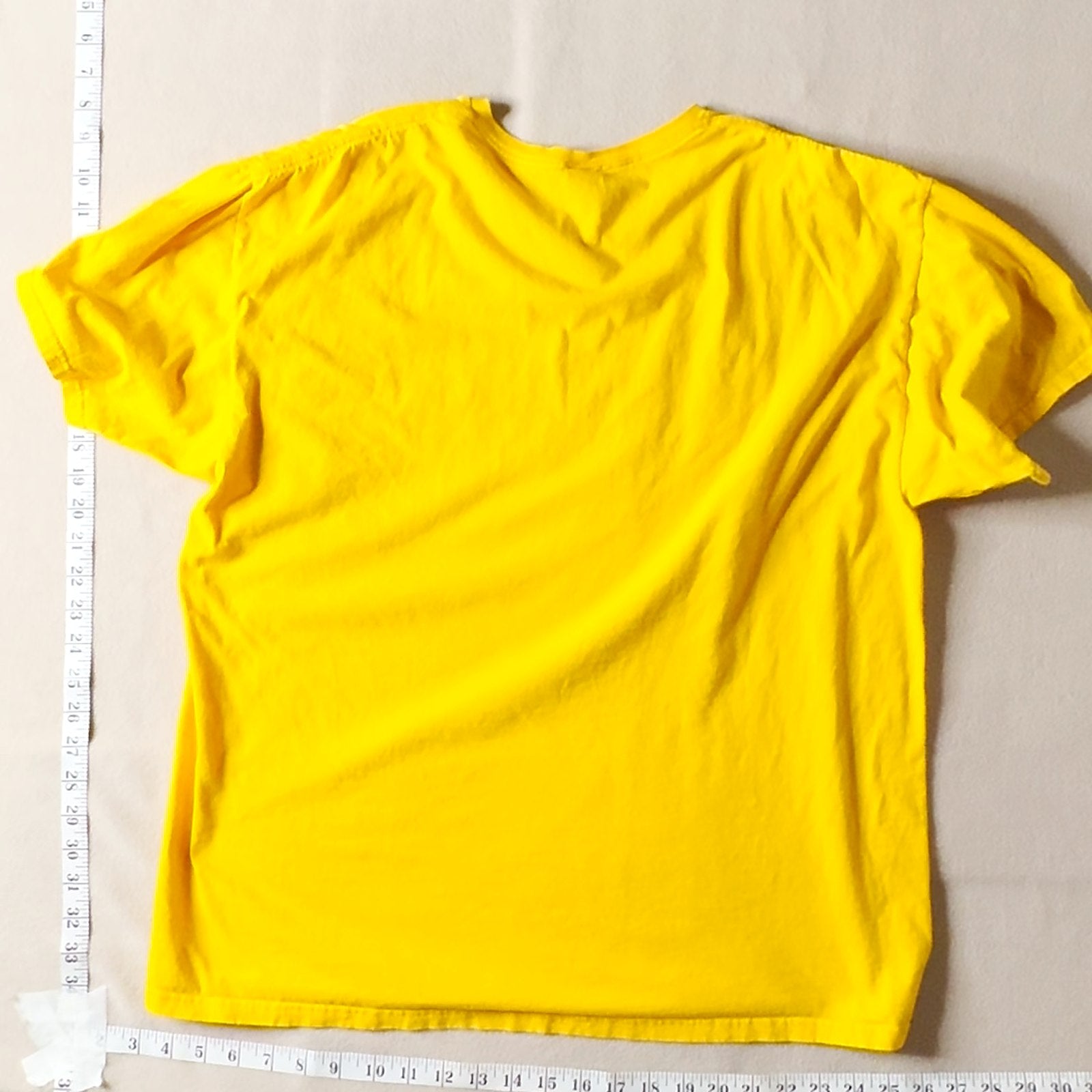 Fruit of the Loom HD Cotton Yellow NBA In-Season Tournament T-Shirt XL