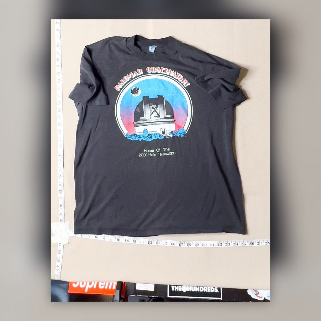 Vintage Palomar Observatory Graphic T-Shirt XL Black Stedman Super 50