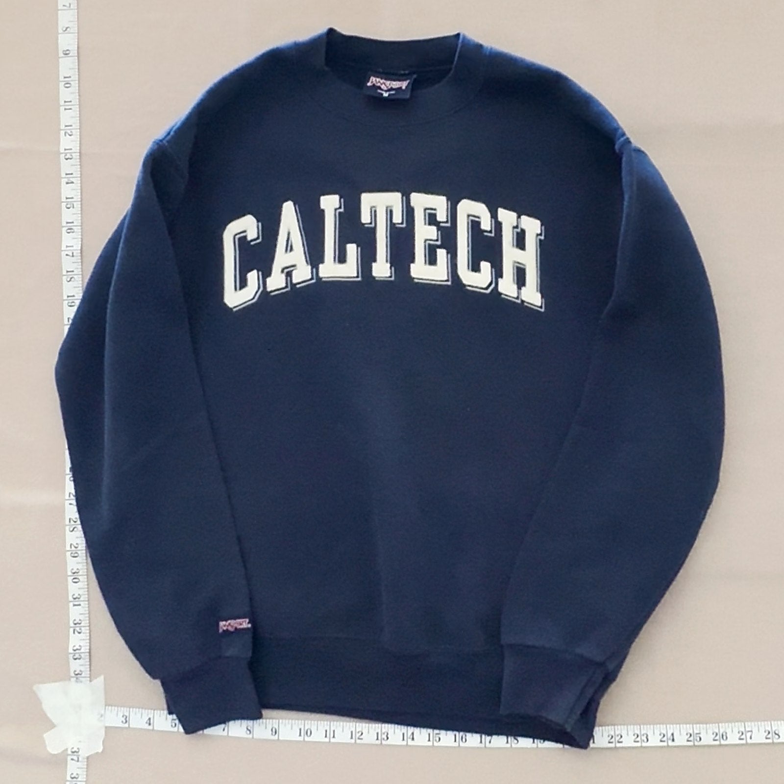 Vintage JanSport Caltech University Sweatshirt Navy Blue Made In USA Size M