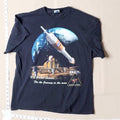 NASA Constellation T-Shirt Rocket Science Moon Journey Black Size L