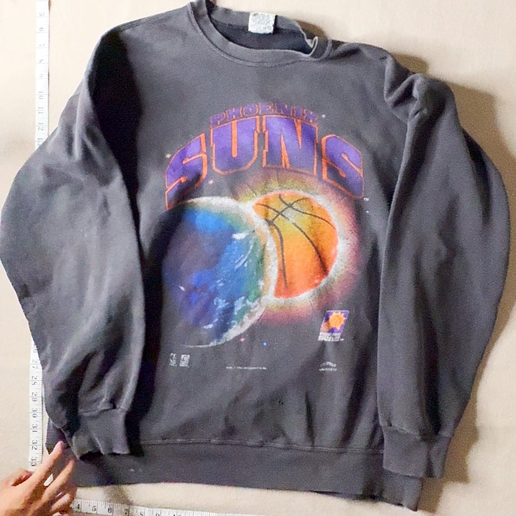 Vintage Phoenix Suns Sweatshirt Nutmeg Mills Made in USA Grey Men's XL
