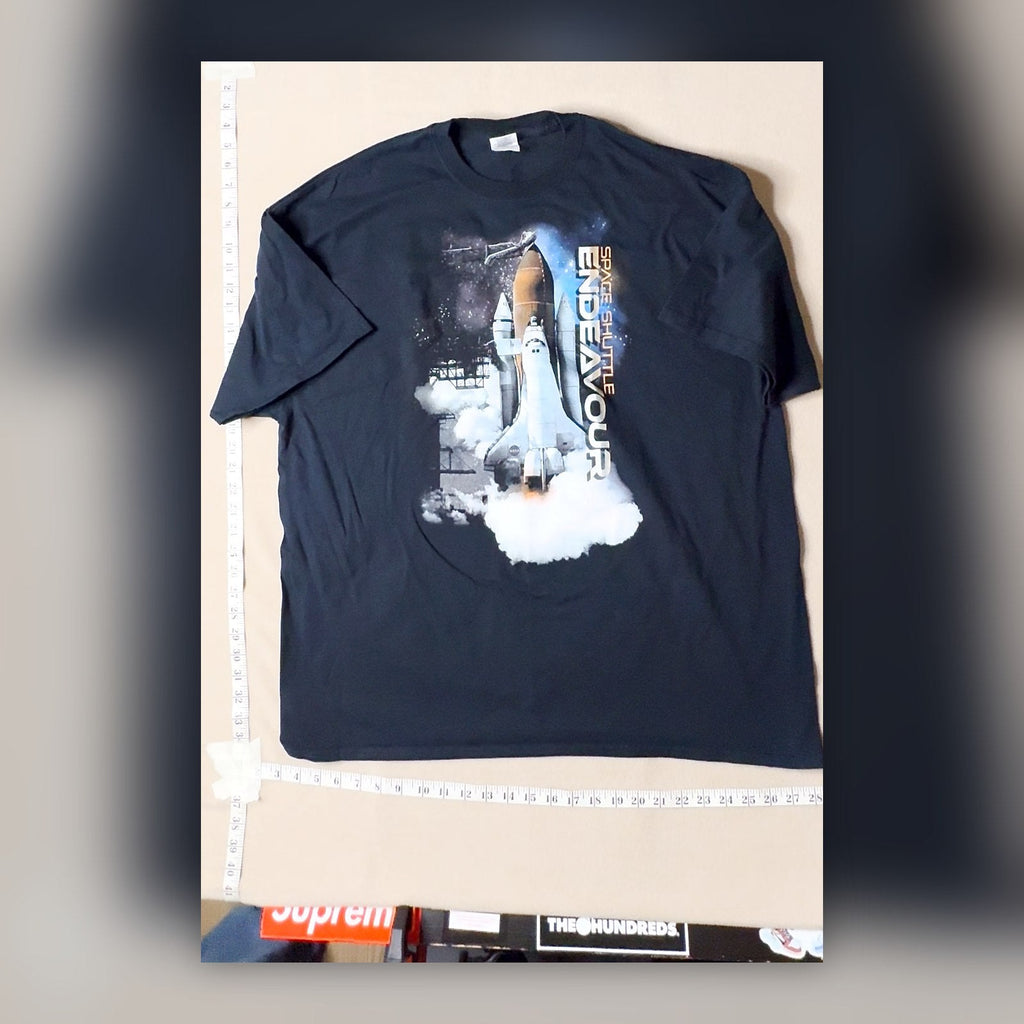Space Shuttle Endeavour California Science Center Graphic T-Shirt Mens 2XL