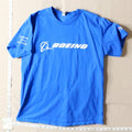 Boeing Aerospace Summer Games 2022 Graphic T-Shirt Blue Size L